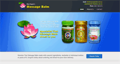 Desktop Screenshot of massagebalm.com.au